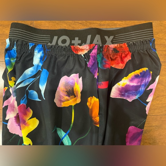 Floral Print Kids Shorts - Black and Multicolor - Picture 3 of 4